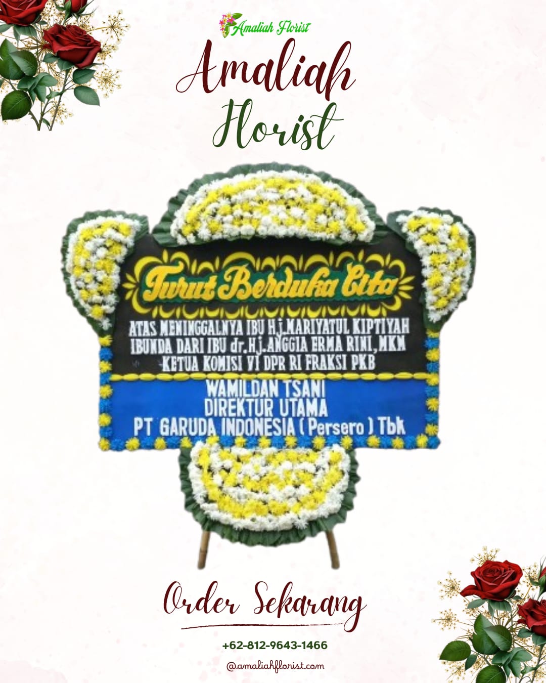 Papan Bunga Duka Pekalongan Barat