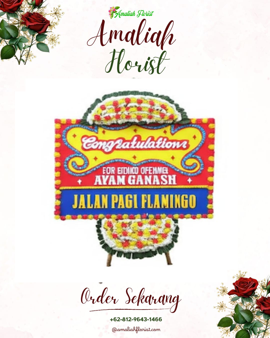 Sewa Papan Bunga Pekalongan Barat